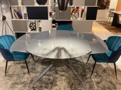 Offerta Outlet: Tavolo ovale in vetro D9039, . Scopri ora!^Collezione esclusiva New