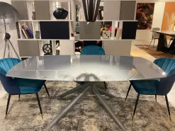 Offerta Outlet: Tavolo ovale in vetro D9039, . Scopri ora!^Collezione esclusiva New