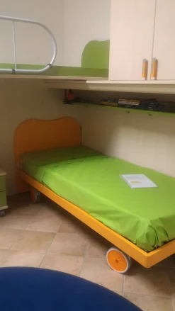 Colombini Casa OFFERTA SCONTO 55% CAMERETTA COLOMBINI MOD. GOLF CON LETTO SOPPALCO- Camerette