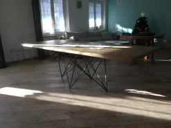 OFFERTA tavolo RENDY di CUCINESTORE (misura 250x110cm) con piano in legno massello^Cucine Store New