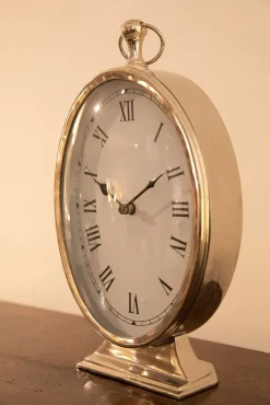 Oggettistica Orologio da tavolo in acciaio lucido  in OFFERTA OUTLET^Artigianale Discount