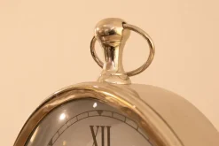 Oggettistica Orologio da tavolo in acciaio lucido in OFFERTA OUTLET^Artigianale Discount