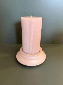 Oggettistica Candela dorica con piatto bassa di a PREZZI OUTLET^Artigianale Hot