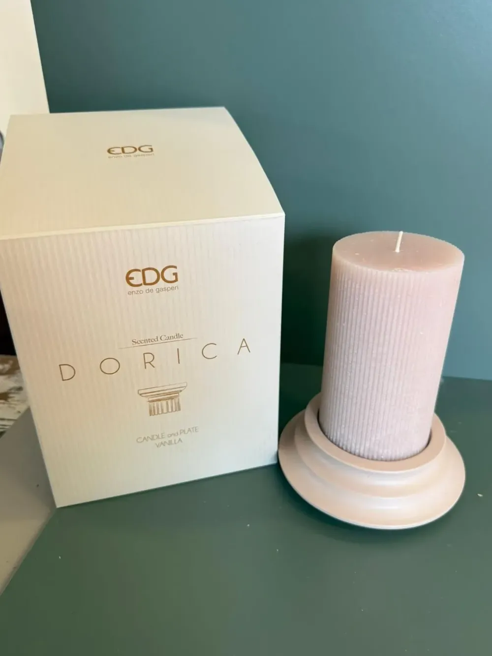 Oggettistica Candela dorica con piatto bassa di a PREZZI OUTLET^Artigianale Hot
