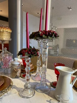 Collezione esclusiva Oggettistica classica modello Portacandela classico h 30 cm  a prezzi scontati- Oggettistica