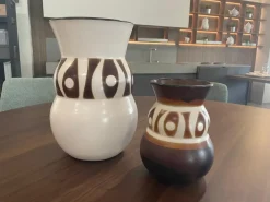 Abitare Interior Oggettistica Coppia di vasi   con uno SCONTO IMPERDIBILE- Oggettistica