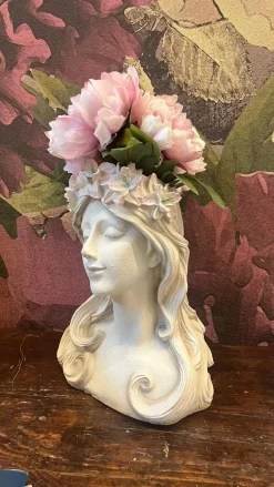 Oggettistica design Vaso volto ninfa poly di scontata del 30%^Artigianale Clearance