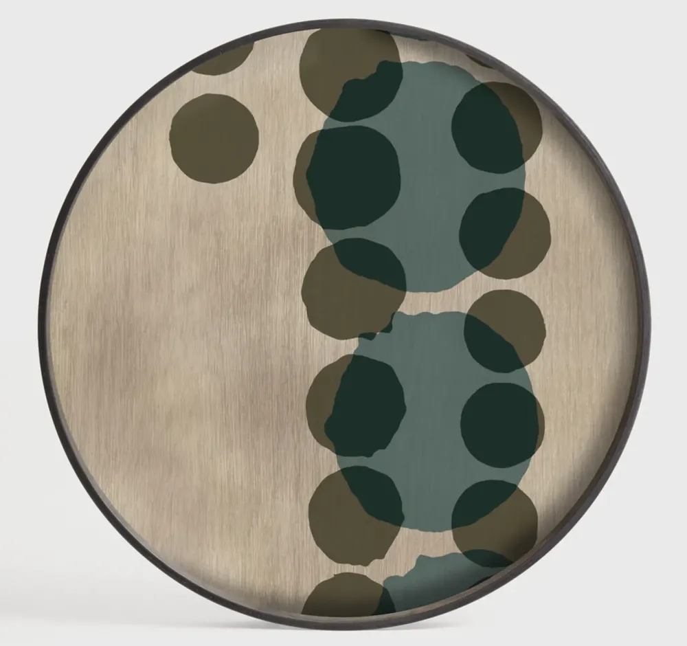 Oggettistica design Vassoio in vetro e legno ethnicraft di scontata del 26%^Artigianale Sale