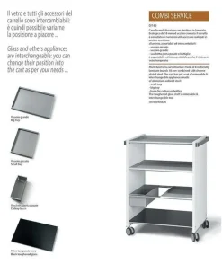 New Oggettistica moderna Carrello multifunzione combi service  di Oggettistica