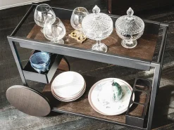 Oggettistica moderna modello Carrello bar brandy a prezzi ribassati^Cattelan Italia Outlet