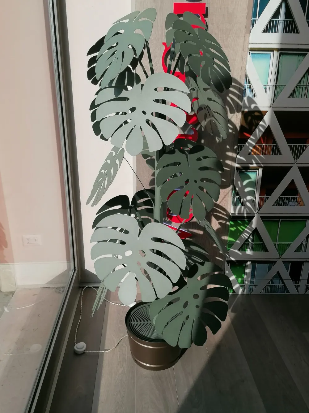 Artigianale Oggettistica Pianta monstera grande verde salvia a prezzo scontato- Oggettistica