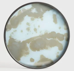 Oggettistica Vassoio in vetro e legno ethnicraft di in offerta^Artigianale Online