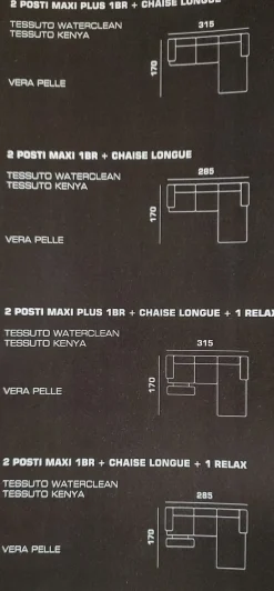 Collezione esclusiva Olga relax elettrico in Tessuto a prezzo scontato- Divani