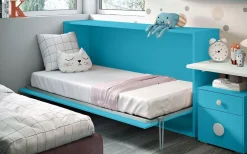 Discount Outlet: Letti Orizzontali Artigianali in finitura Oceano! Prezzi imbattibili! Letti