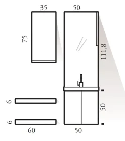 Outlet: Mobile Bagno Bf12 a prezzi scontati!^Compab