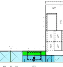 Scavolini Outlet : Cucina Foodshelf -53%! Acquista ora!- Cucine Con Penisola|Cucine Moderne