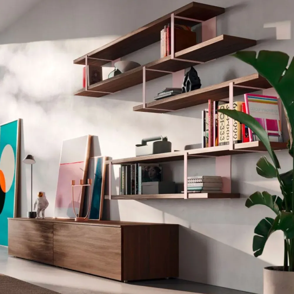 Outlet: Soggiorno 3 in laminato materico. Prezzo scontato!^Orme New