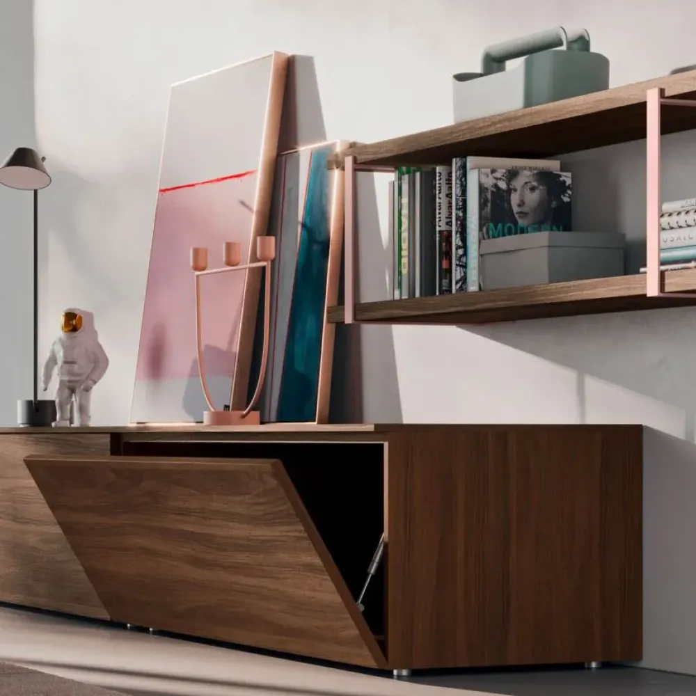 Outlet: Soggiorno 3 in laminato materico. Prezzo scontato!^Orme New