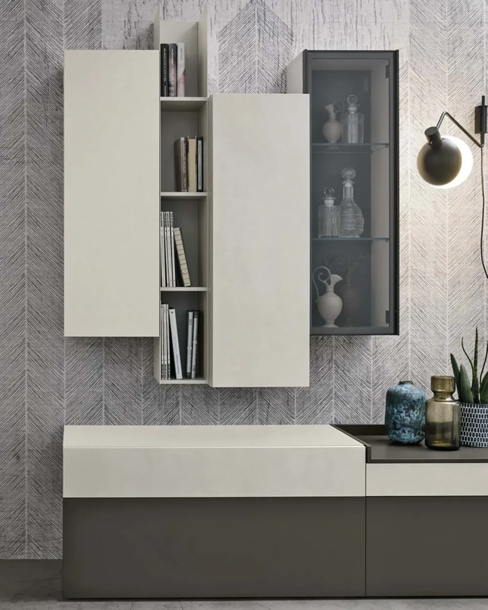 Tomasella Parete attrezzata A112 con uno sconto del 28%- Soggiorni Completi