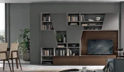 Parete attrezzata A028 in stile design a prezzo ribassato^Tomasella