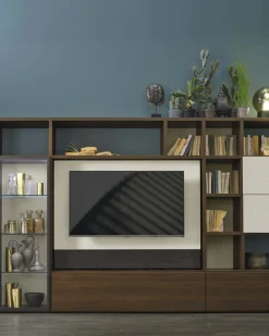 New Parete attrezzata A117 in stile moderno a prezzo scontato Pareti Attrezzate