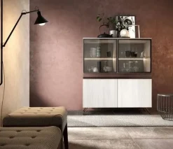 Online Parete attrezzata Abaco 2ante in stile moderno a prezzo ribassato Pareti Attrezzate