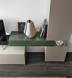 Tomasella Parete attrezzata At133 di in OFFERTA OUTLET- Pareti Attrezzate