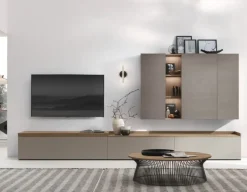 Clearance Parete attrezzata At115 in stile design a prezzo scontato Pareti Attrezzate