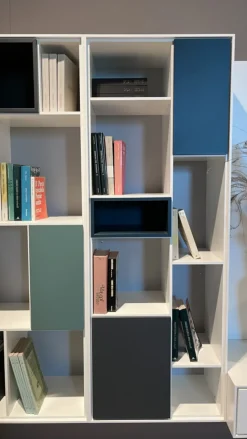 Parete attrezzata Ateneo in stile moderna a prezzo scontato^Capo d'Opera