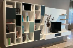 Parete attrezzata Ateneo in stile moderna a prezzo scontato^Capo d'Opera