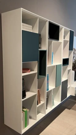 Parete attrezzata Ateneo in stile moderna a prezzo scontato^Capo d'Opera