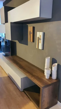 Parete attrezzata Atlante 2022 in stile design a prezzo ribassato^Tomasella Hot