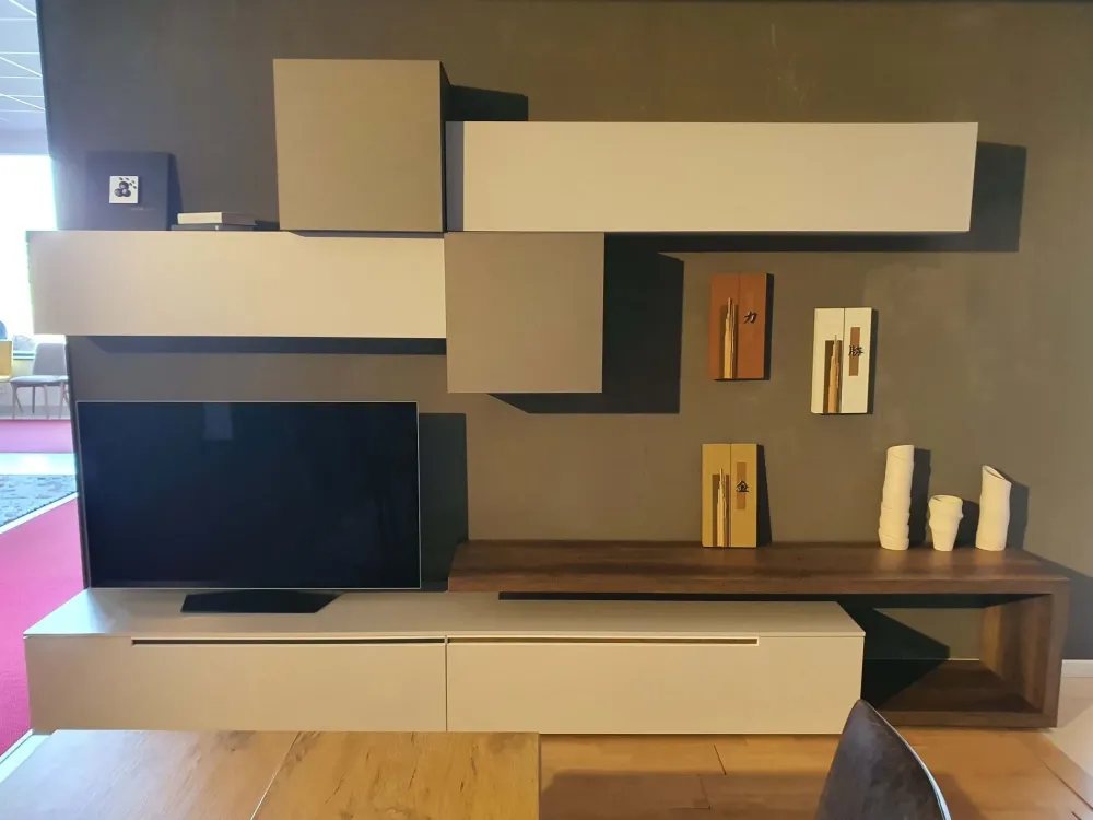 Parete attrezzata Atlante 2022 in stile design a prezzo ribassato^Tomasella Hot