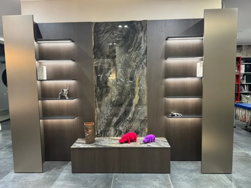 Binova Parete attrezzata Bluna di scontata del 45%- Pareti Attrezzate