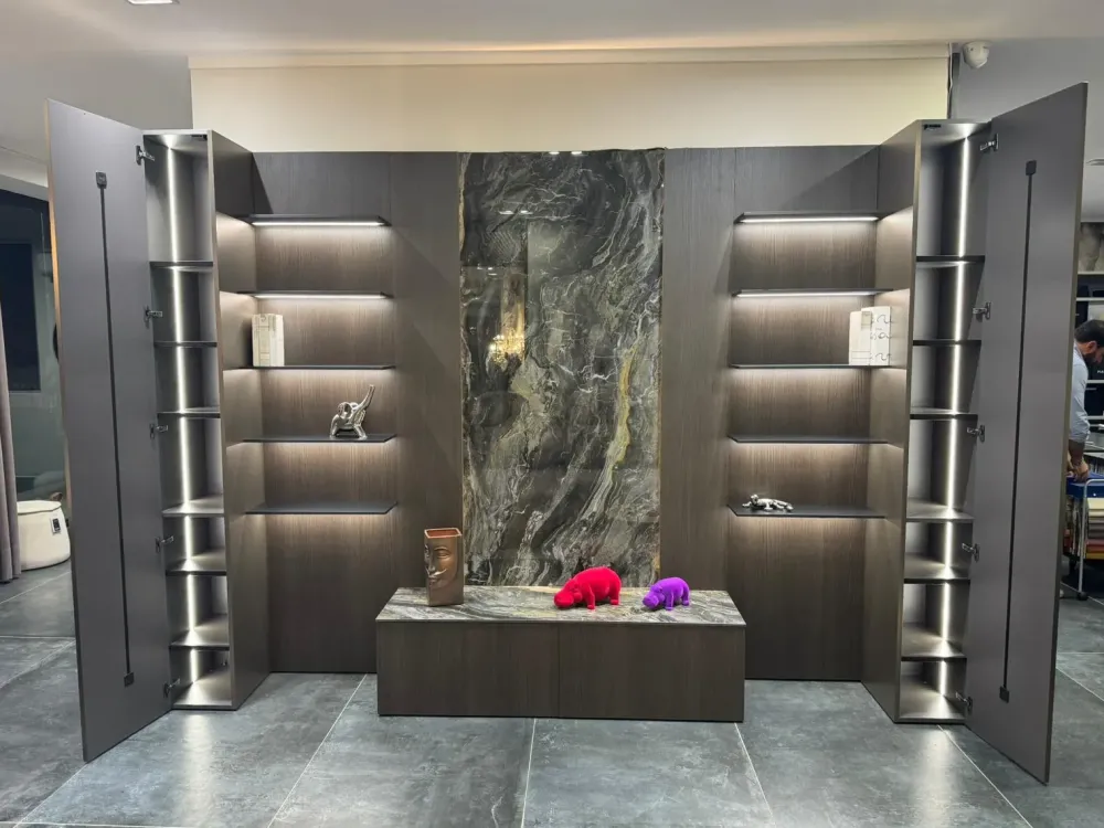 Binova Parete attrezzata Bluna di scontata del 45%- Pareti Attrezzate