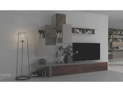 Outlet Parete attrezzata by in legno cod. 3RF1485 Pareti Attrezzate