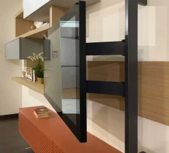 Hot Parete attrezzata Club 36 in stile moderna a prezzo ribassato Pareti Attrezzate