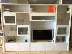 Modo 10 Parete attrezzata Collezione decor in stile classico a prezzo ribassato- Pareti Attrezzate