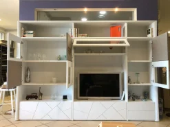 Modo 10 Parete attrezzata Collezione decor   in stile classico a prezzo ribassato- Pareti Attrezzate