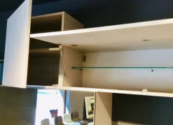 Artigianale Parete attrezzata Comp 19 in stile moderno a prezzo ribassato- Pareti Attrezzate