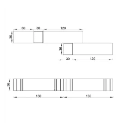 Mobilificio Bellutti Parete attrezzata Composizione porta tv nova in stile moderna a prezzo ribassato- Pareti Attrezzate