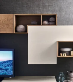 Hot Parete attrezzata Composizione lampo di in OFFERTA OUTLET Pareti Attrezzate