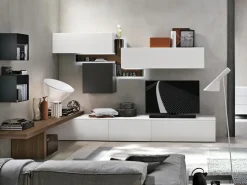 Parete attrezzata Composizione a070 di in OFFERTA OUTLET^Tomasella Hot