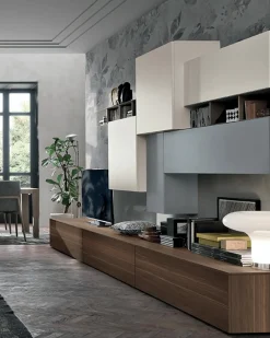 Tomasella Parete attrezzata Composizione a106 in stile design a prezzo scontato- Pareti Attrezzate