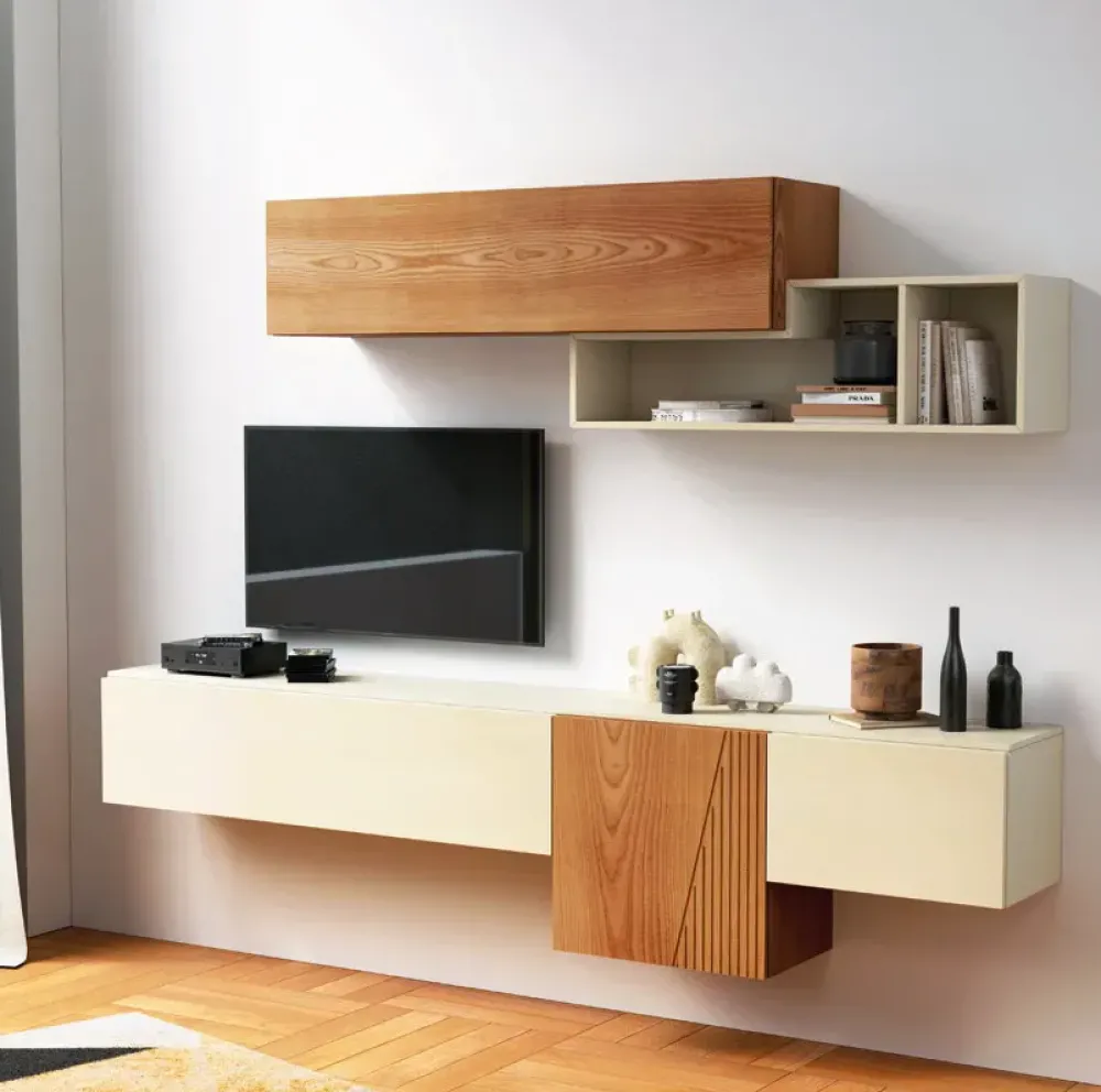 Clearance Parete attrezzata Composizione 25 di in OFFERTA OUTLET Pareti Attrezzate