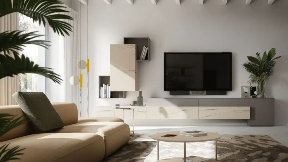 Parete attrezzata Day 33 di scontata del 40%^Collezione esclusiva New