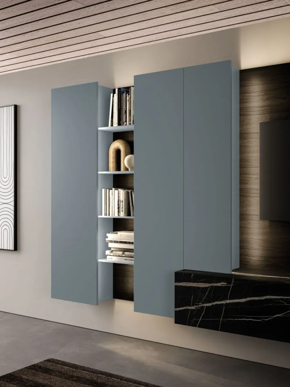 New Parete attrezzata Day 11 di in OFFERTA OUTLET Pareti Attrezzate