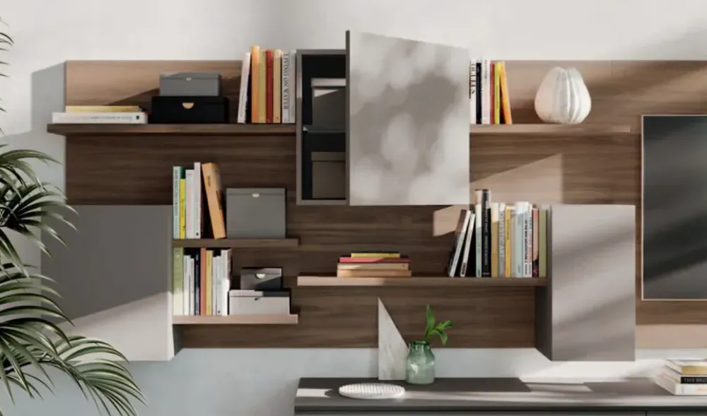 Orme Parete attrezzata Day 02 in stile moderna a prezzo ribassato- Pareti Attrezzate