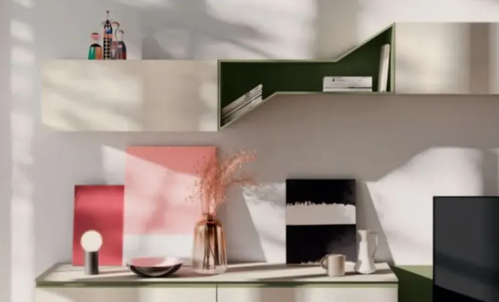 Hot Parete attrezzata Day 18 : design di stile, prezzo scontato! Pareti Attrezzate