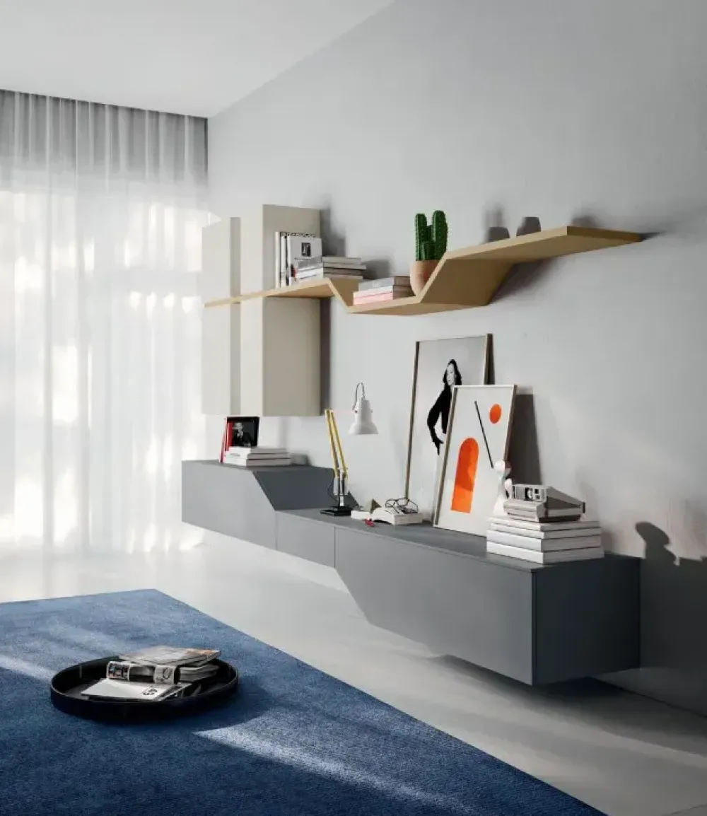 Orme Parete attrezzata Day 04 in stile design a prezzo scontato- Pareti Attrezzate